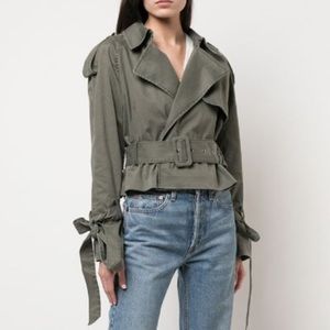 Aria Trench cropped jacket